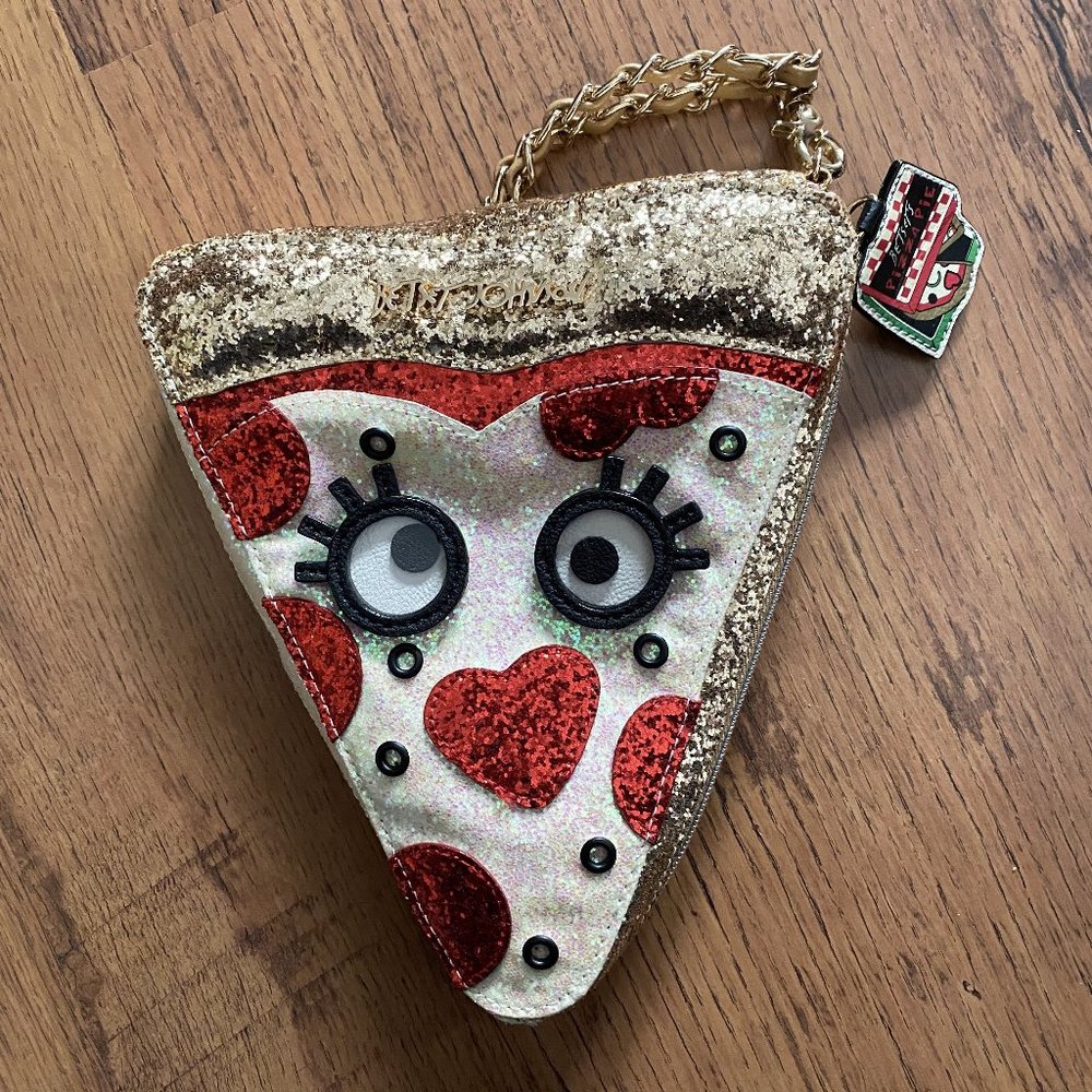 Betsey Johnson Pizza Wristlet